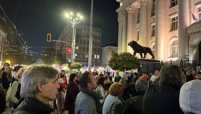 Близки и приятели протестират пред Съдебната палата за помилването на Иванчева и Петрова