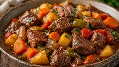 Рецепта за телешко месо със зеленчуци