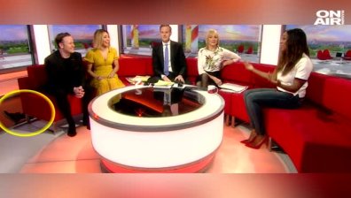 Гаф по BBC: Служителка се скри зад дивана по време на жив ефир