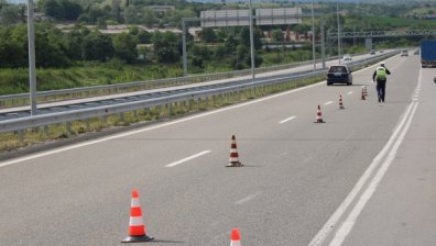 Внимание: Полагат пътна маркировка между Благоевград и София до 15 септември