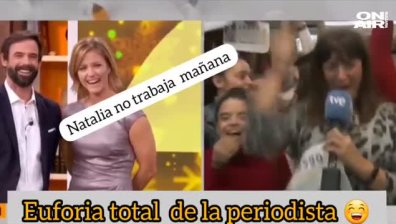 Испанска репортерка в истерия след печалба от лотарията, но...