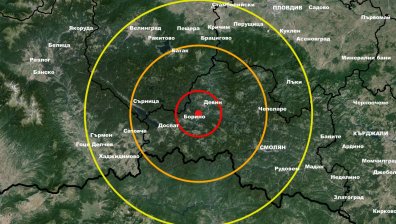 Земетресение в района на Девин