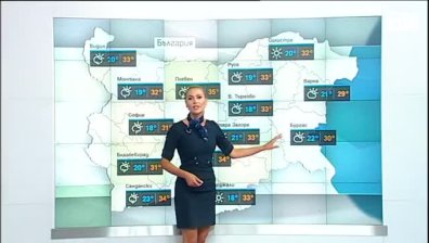 Денят започва със слънчево време, следобед - валежи и гръмотевици