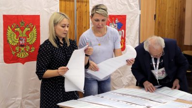"Единна Русия" печели 38,57% на парламентарните избори