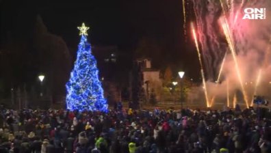 Коледната елха в София грейва тази вечер