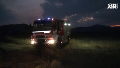 Автомобил изгоря до основи на AМ "Тракия"