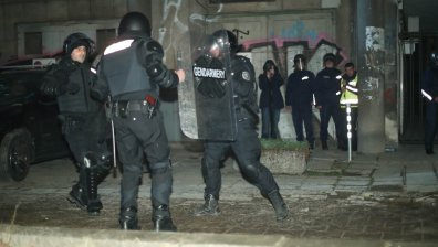 Полицаи се събраха в София в подкрепа на 33-мата ранени униформени на протеста