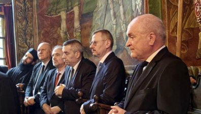 Главчев и българската делегация участваха в празника на манастира "Св. Георги Зограф" в Света гора