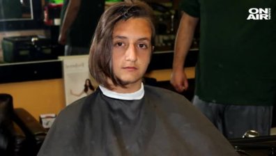 Ученикът Мартин Топалов дари косата си за онкоболни
