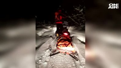 Спасители от ПСС помогнаха на бедстващ в Осоговската планина (ВИДЕО)