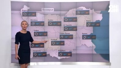 Дъждовно време в Добруджа и по морето, температурите скачат до 36 градуса в петък