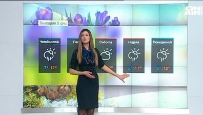 Облачно и ветровито време, температурите ще достигнат 17 градуса