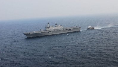 Южна Корея проведе военноморски учения