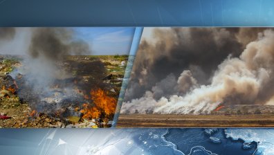Всички огнища на пожара в Хасковско са изгасени