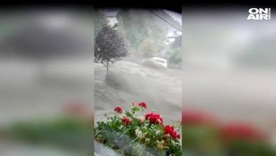 Гръмотевични бури удариха Австрия, пороите предизвикаха наводнения