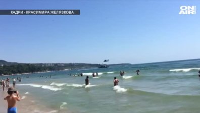 Военни превзеха плажа във Варна и стреснаха туристите