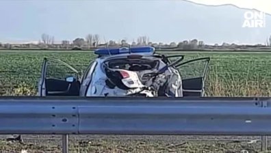 С опасност за живота е полицаят, пострадал при катастрофата на АМ "Тракия"