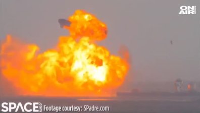 Прототип на Starship на Space-X кацна успешно, но веднага експлодира (ВИДЕО)
