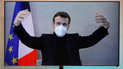 Какво е състоянието на Макрон след положителния тест за Ковид-19?