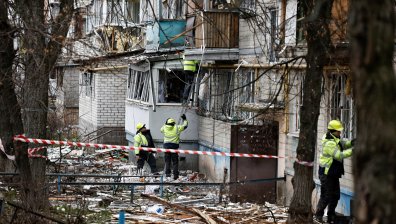 Киев посреща Коледа в страх заради дроновите атаки на Русия (СНИМКИ)