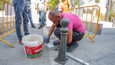 Започна подмяната на перките по Графа с чугунени колчета
