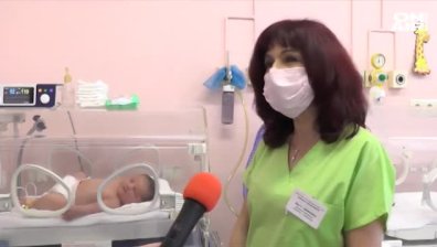 Бебе гигант се роди във варненската АГ болница