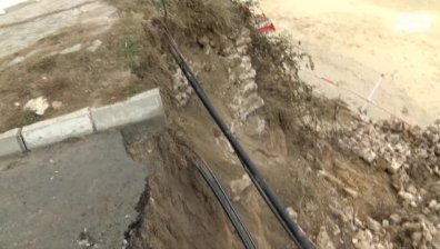 Свлачище на крайбрежната алея в Равда застрашава жители и туристи