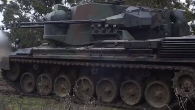 Украински военни показаха в действие германския "Гепард" (+ВИДЕО)