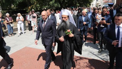 Румен Радев и патриарх Даниил дадоха начало на маршрута "Рилският чудотворец" (СНИМКИ)