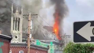 Пожар унищожи църква в Западна Филаделфия