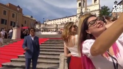 Селфи с Том Круз в Рим на премиерата на най-новия епизод на "Мисията невъзможна"