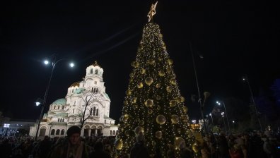 Коледната елха озари пл.&nbsp;"Св. Александър Невски" в София