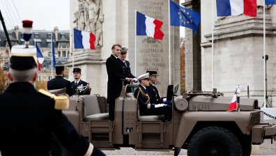 Макрон на тържествата за 107 години от края на Първата световна война (СНИМКИ)