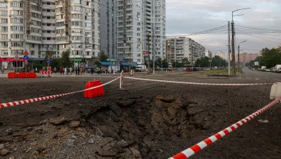 Киев след поредните руски ракетни удари (СНИМКИ)