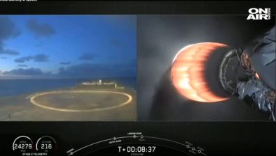 Ракета-носител на SpaceX изстреля деветата партида от 58 микроспътника (видео)