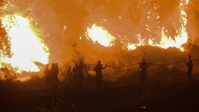 Нов пожар избухна на остров Евия 