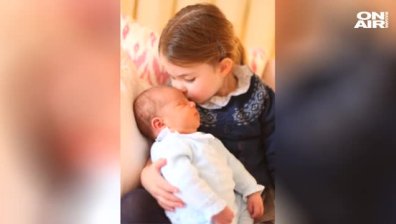 Кралската фамилия публикува първи официални снимки на принц Луи