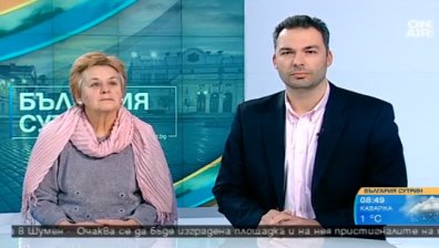 Емил Георгиев от ДЕОС и Юлия Берберян застават до партия "Да, България!"