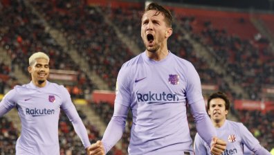Люк де Йонг донесе първата победа на "Барселона" за 2022 г.