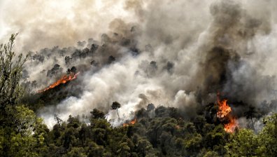 Нови пожари избухнаха в Гърция близо до границата с България