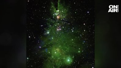 Коледна елха в Космоса: "Джеймс Уеб" засне 14 звезди в празничната форма