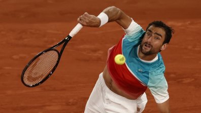 Чилич даде едва 7 гейма на Медведев и го изхвърли от "Ролан Гарос"