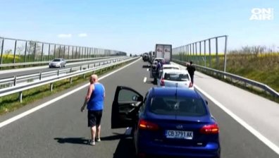 Поради ремонт: Временно ограничено движение на част от АМ "Тракия"