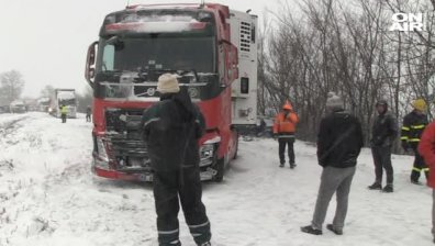 Тежка катастрофа на пътя Русе - Бяла с няколко превозни средства