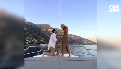 Тибо Куртоа предложи брак на приятелката си на яхта