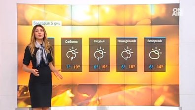 Очакват ни валежи, но температурите остават сравнително високи 