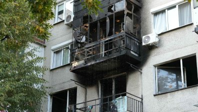 Арестуваха жена след пожар в блок в София