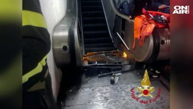 24 души пострадаха при инцидент с ескалатор в метрото на Рим