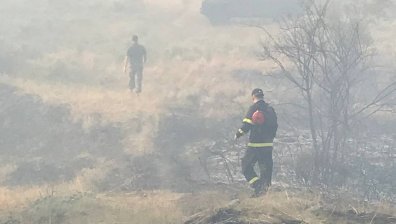 Голям фронт и тежък терен затрудняват огнеборците на границата с Гърция
