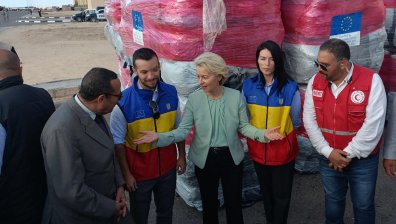 Фон дер Лайен се противопостави на "принудителното разселване" на палестинци